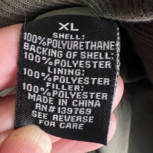 OOKIE AND LALA Carbon Puffer Jacket Hooded Quilted Bomber Black Size XL NWT - Picture 14 of 15